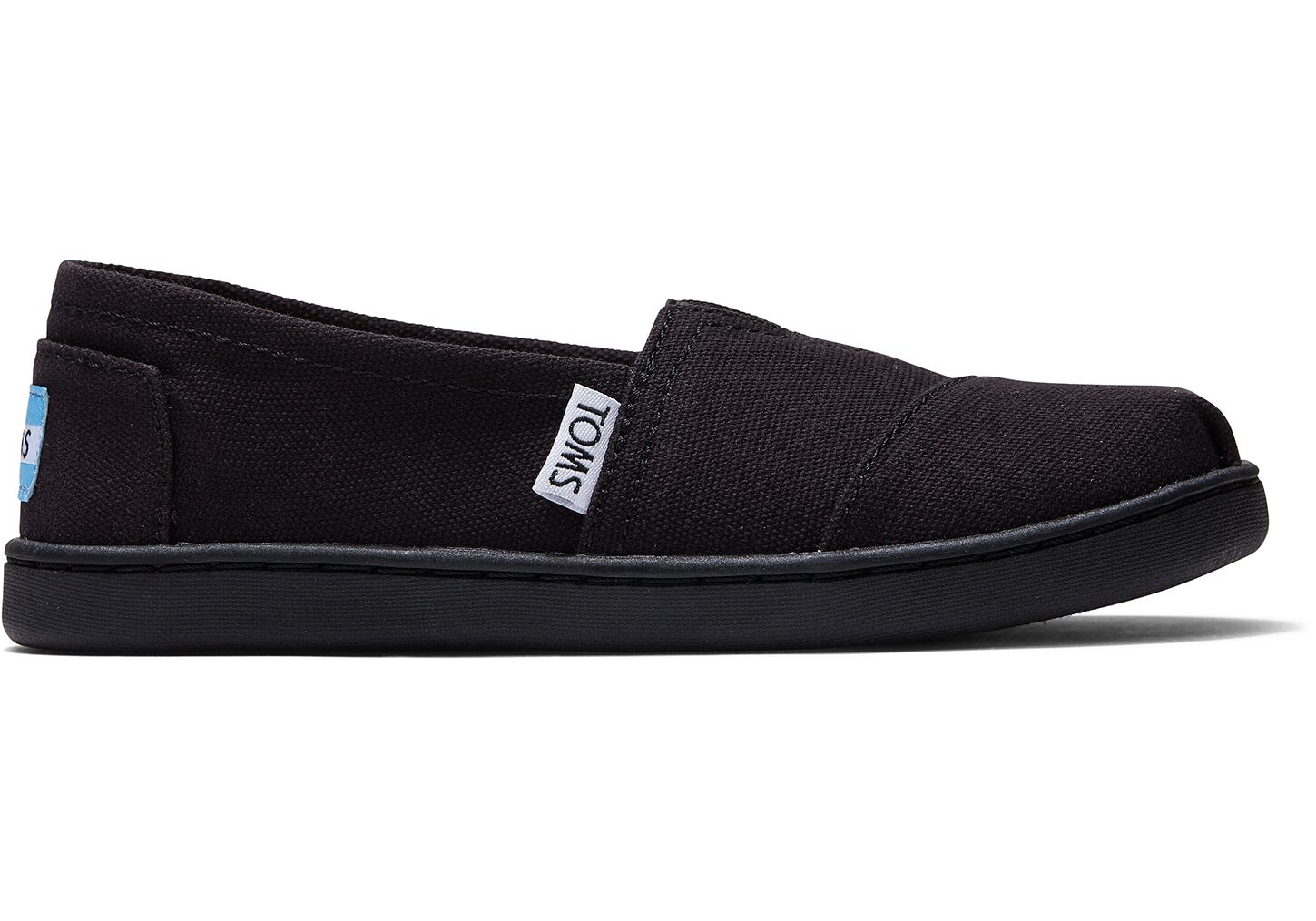 Toms Classics Canvas - Kids Alpargata Espadrilles - Black - NZ - 632089HTG